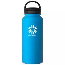 Thermo water bottle Traveler 1L blue